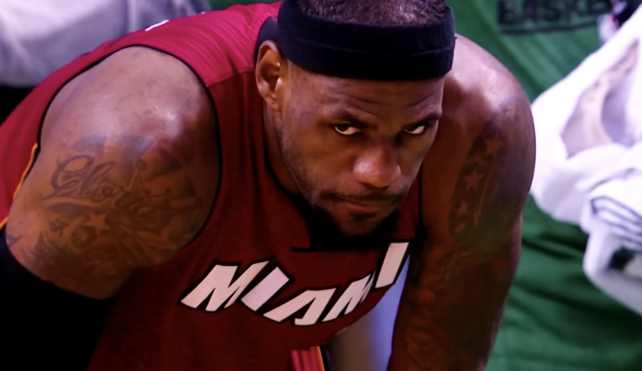 LeBron James with Miami Heat