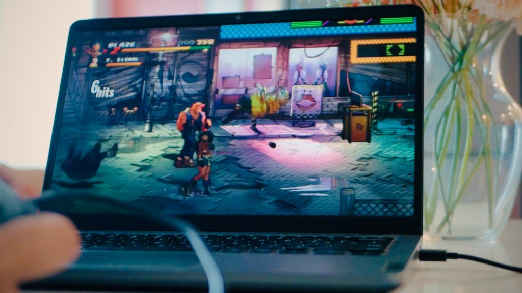 Streets of Rage 4 on Chromebook