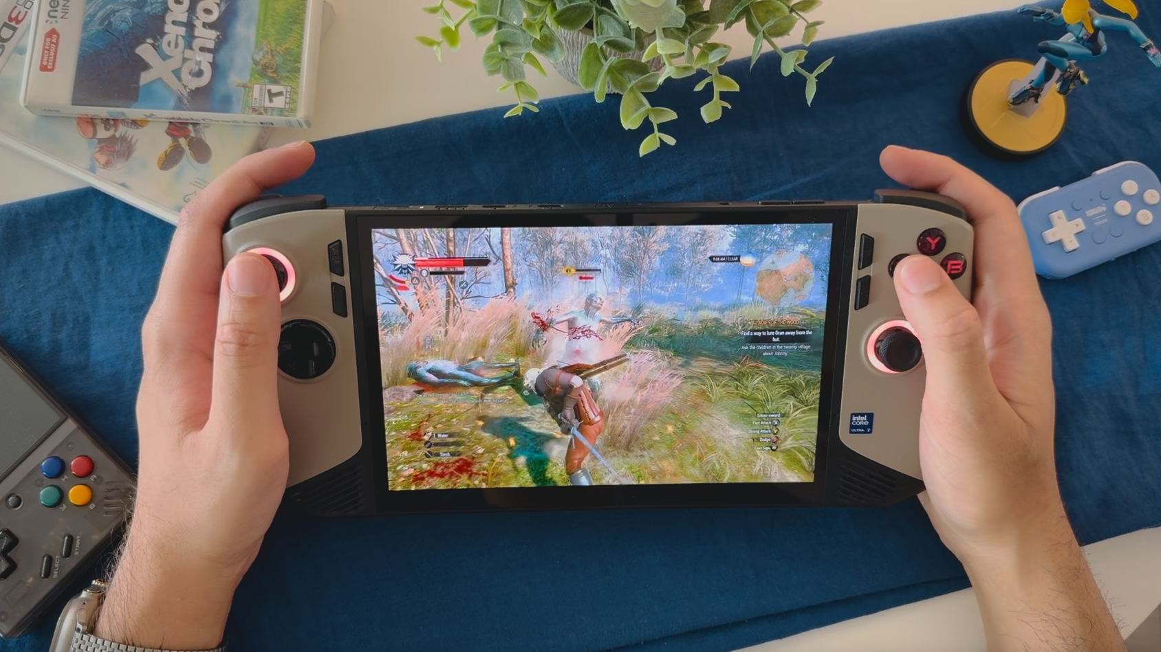 The Witcher 3 on MSI Claw 8AI+