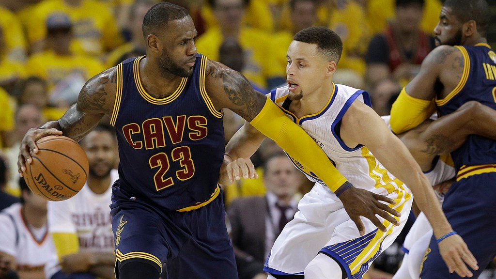 Steph Curry and LeBron James