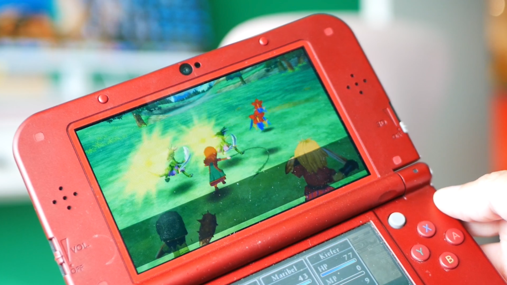 Dragon Quest VII on the 3DS XL